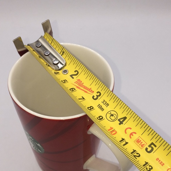 Starbucks 2014 Red Holiday Christmas Mermaid Siren Logo Coffee Tea Mug Cup - Picture 10 of 10